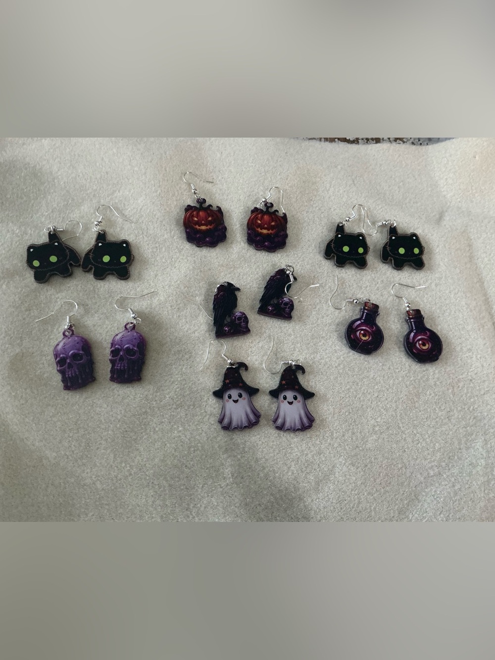 Halloween Kids Earrings Set - set of 7!